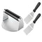 Stainless Steel Burger Press & 2 Pack Barbecue Spatulas