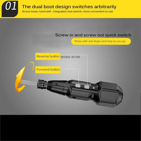 3.6V Manual And Auto LED Cordless Screwdriver