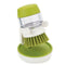 Soap Dispensing Palm Brush With Storage Stand-