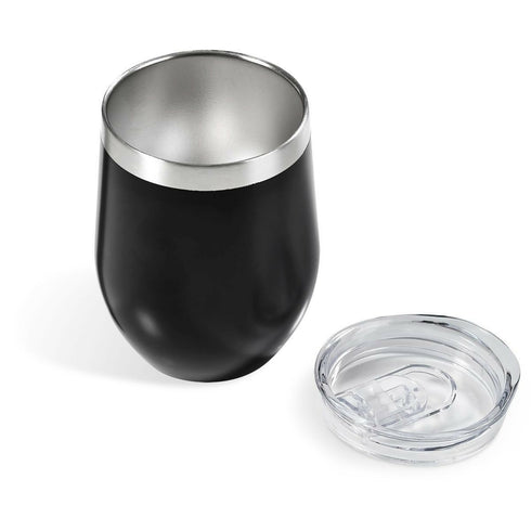 Stainless Steel Egg Shape Wine Cup with Seal Lid Tumbler