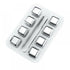 Reusable Stainless Steel Ice Cube For Juice With Freezer Tray- 8 Pieces