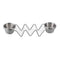 Stainless Steel Taco Holder with 2 Sauce Bowls
