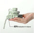 Collapsible Silicone Water Bottle 600ml Foldable Travel Bottle - Green