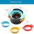 Multifunctional 3 in 1 Stainless Steel Egg Slicer Wire Cutter Set