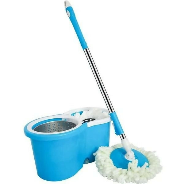 360 Blue Microfiber Spin Mop Set