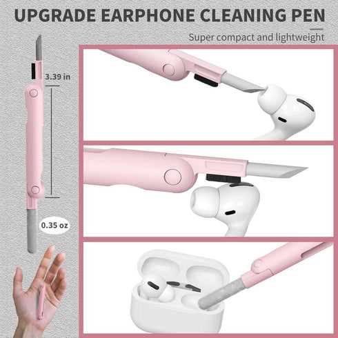 7 in 1 Computer and Keyboard Cleaning Kit - Pink