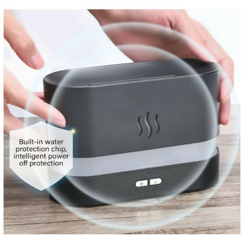 Flame Air Diffuser, Humidifier - Black