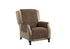 Single Seater Reversible Couch Cover - brown