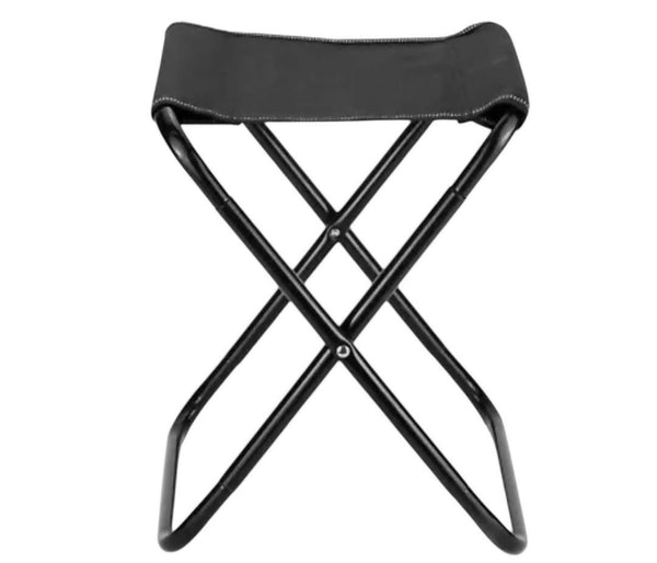 Portable folding Camping Stool For Outdoor- Black