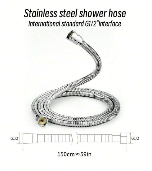 Stainless Steel Handheld Bidet Sprayer With Adjustable Water Flow - Silver