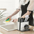 Stainless Steel Organiser With Soap Dispenser And Storage Compartment
