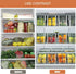 2 Pack Plastic Food Storage Produce Containers with Lid for Fridge - Transparent
