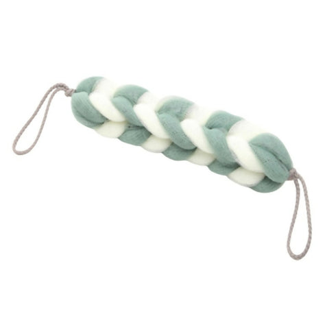 Stretchable Loofah Sponge Back Scrubber - Green