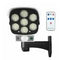 Solar monitoring lamp