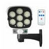 Solar monitoring lamp