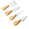 4Pcs Quality Wood Handle Multipurpose Cheese Knife Set