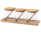 Glass Spice Storage Jar Set with Wooden Lid and Spoon