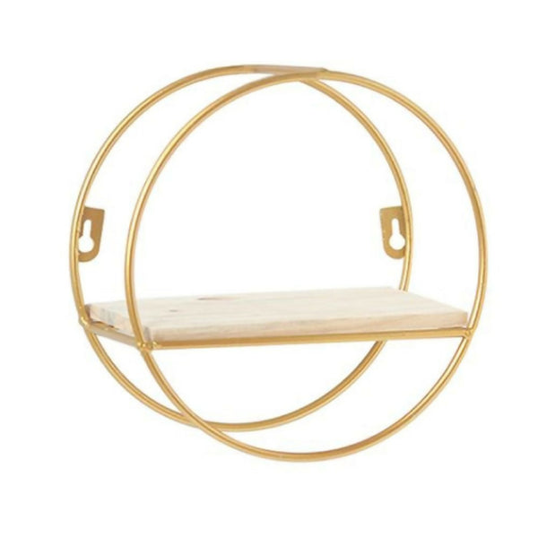 Home Decor Geometric Nordic Wall Hanging Shelf Decoration - Round - medium
