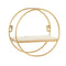 Home Decor Geometric Nordic Wall Hanging Shelf Decoration - Round - medium
