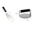 Stainless Steel Burger Press & 2 Pack Barbecue Spatulas
