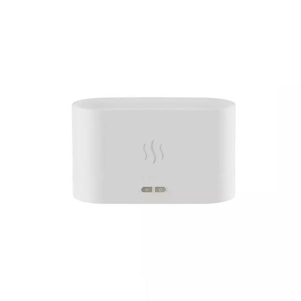 3D Flame Aroma Diffuser USB Air Humidifier - White