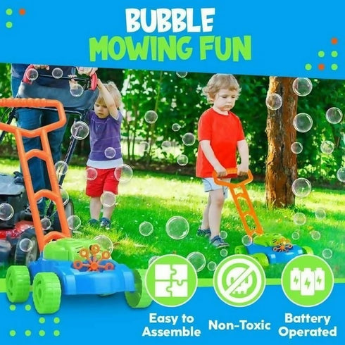 Bubble In The Making Outdoor Lawn Mower - Green