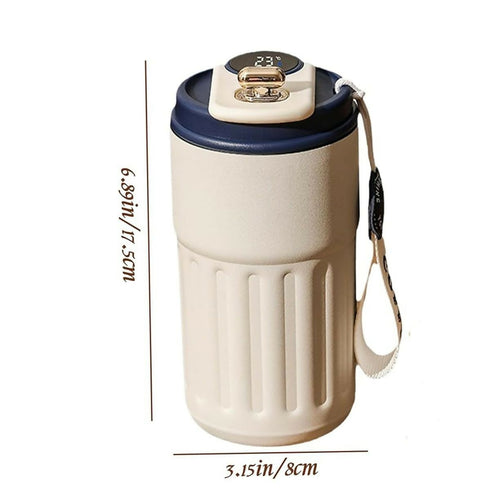 Temperature Display Thermos Travel Mug