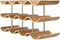 3 Tier Wooden Wave Wine Rack