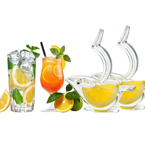 Transparent Acrylic Bird-Shaped Manual Lemon Juicer