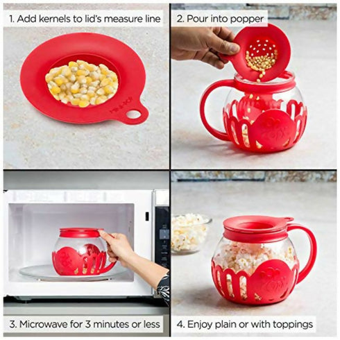Popcorn Maker Popcorn Popper Glass Microwave