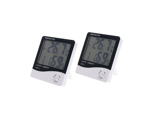 2 Pack Hygrometer Digital Temperature And Humidity Thermometer