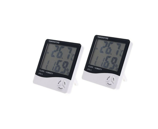 2 Pack Hygrometer Digital Temperature And Humidity Thermometer