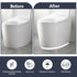 4 PCs 3.8CM X 5M PVC Self Bath & Kitchen Caulk Tape Sealant Strip Set