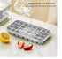 Ice Cube Tray With Quick Release Press The Ice Grid - White