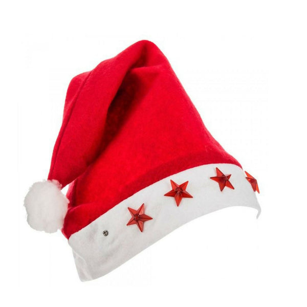 Christmas Hats with Embroidered Stars-pack of 4