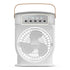Portable Rechargeable Air Conditioner Fan, Mini Evaporative Air Cooler - White