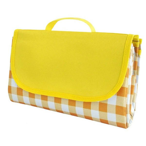 Foldable Camping and Picnic Mat - Yellow