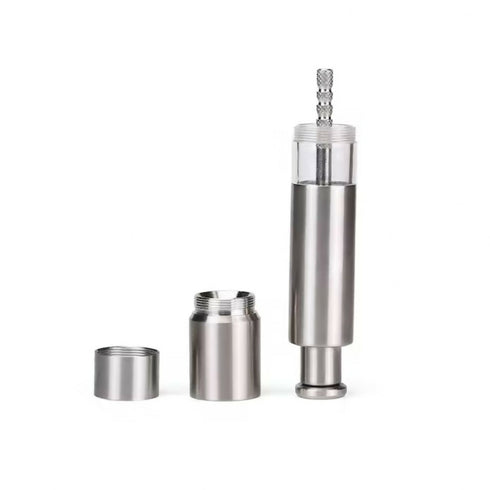 Mini Stainless Steel Salt and Pepper Grinders - 2 Pack