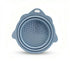 Silicone Make-Up Brushes Cleaner Folding Bowl - Blue