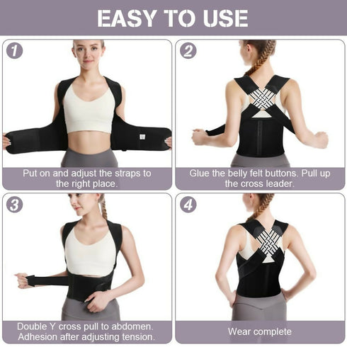 Adjustable Back Posture Corrector for Men and Women