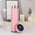 Smart Flask Cup With LED Temperature Display - PINK