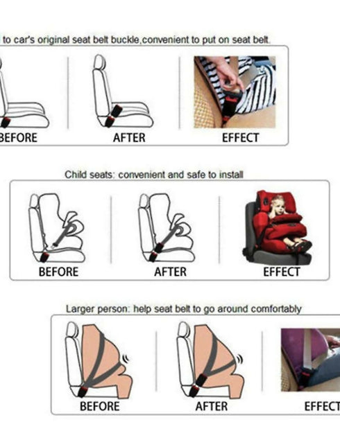 Car Seat Belt Clip-2Pieces