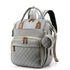 New Stylish Multi-Functional Baby Diaper Bag & Bed - Grey
