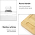Transparent Glass Butter Storage Dish With Spread Knife