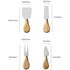 4Pcs Quality Wood Handle Multipurpose Cheese Knife Set