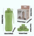 Collapsible Silicone Water Bottle 600ml Foldable Travel Bottle - Green