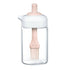 2-in-1 Oil & Vinegar Dispenser - Dual Chamber Condiment Bottle - Pink