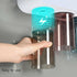 Ecoco 3 Cups Magnetic Toothbrush Holder Family Set Wall Mounted