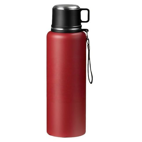 Stainless Steel Thermos Flask - Red