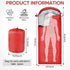 Lightweight Backpacking Sleeping Bag for Adults Boys and Girls - Red